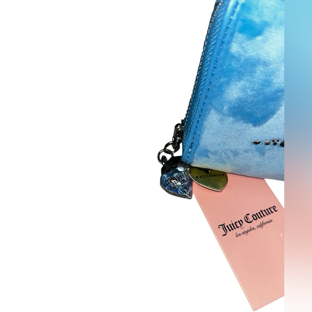 🔥4PIECE BUNDLE🔥Juicy Couture Blue Women's Bag And Wallet Set Includes Coin Pouch - Picture 5 of 12